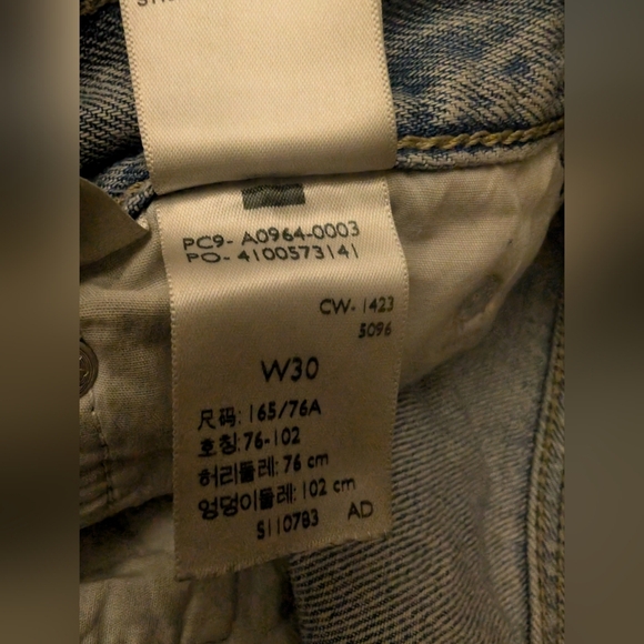 Levi's Light Blue Straight Leg Jeans Low Pro - Picture 10 of 10